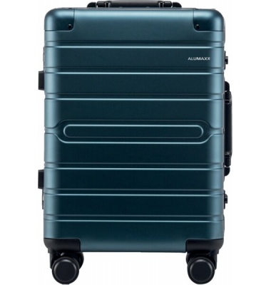 Reisetrolley Gravity, Aluminium blau TSA-Schloss, 2 Tragegriffe