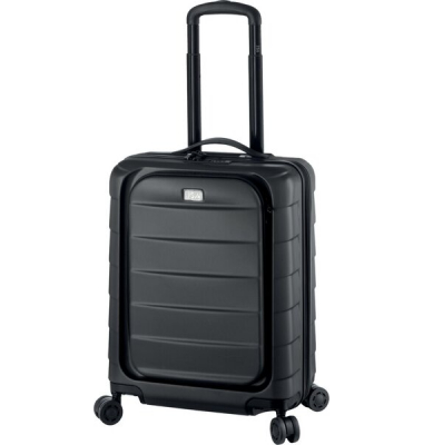 Reisetrolley S, ABS-Kunststoff, grau TSA Zahlenkombinationsschloss