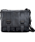 Umhängetasche Tank, Leder, dunkelbraun pflanzlich gegerbt, Laptopfach