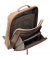 Notebookrucksack JESTER Reißverschluss Leder braun