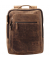 Notebookrucksack JESTER Rei&szlig;verschluss Leder braun