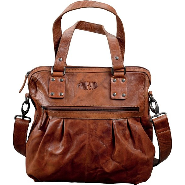 4021068476053 - Damentasche Holly Leder cognac Tragegriffe Karofutter 4021068476053 JÜSCHA