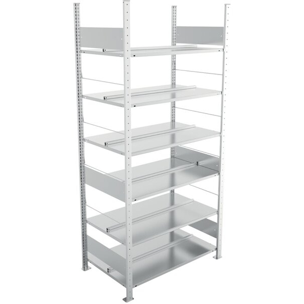 4026212285796 - Bürogrundregal 2200 x 1000 x 600 mm S3 Büro Steck Compact 4026212285796 200177364