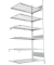 Büroanbauregal 2200 x 1000 x 600 mm S3 Büro Steck Compact