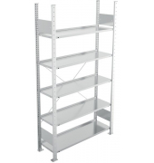 Bürogrundregal 1850 x 1000 x 300 mm S3 Büro Steck Compact