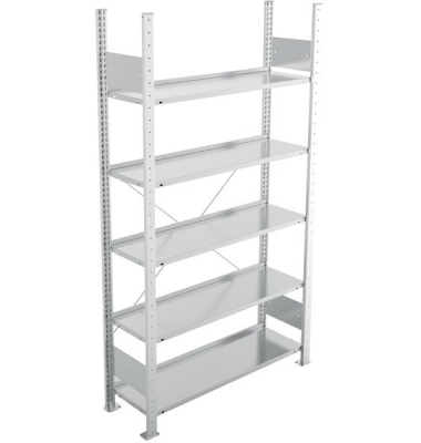 Bürogrundregal 1850 x 1000 x 300 mm S3 Büro Steck Compact