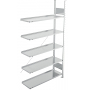 Büroanbauregal 1850 x 1000 x 300 mm S3 Büro Steck Compact