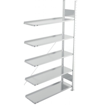 Büroanbauregal 1850 x 1000 x 300 mm S3 Büro Steck Compact