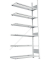 Büroanbauregal 2200 x 1000 x 300 mm S3 Büro Steck Compact