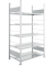 Bürogrundregal 1850 x 1000 x 600 mm S3 Büro Steck Compact