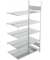 Büroanbauregal 1850 x 1000 x 600 mm S3 Büro Steck Compact