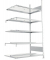 Büroanbauregal 1850 x 1000 x 600 mm S3 Büro Steck Compact