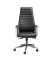 Chefsessel Deluxe 2491 mit Armlehnen Leder schwarz
