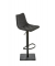 Bar-/Tresenhocker MY TOBY Kunstleder schwarz, Vintage, Gestell schwarz
