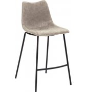 Hochstuhl mySOLO, lichtgrau / schwarz, ohne Armlehnen, 4-Fu&szlig;-Gestell
