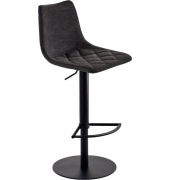 BarTresenhocker 1375, Gestell schwarz gepolsterte Sitzschale, schwarz