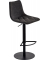 Bar/Tresenhocker 1375, Gestell schwarz gepolsterte Sitzschale, schwarz