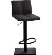 Bar-Tresenhocker 1285 Gestell schwarz gepolsterte Sitzschale schwarzgrau