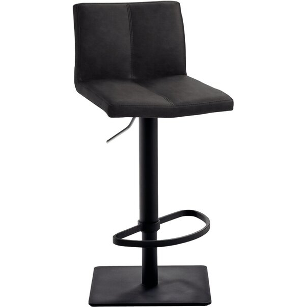 Mayer Bar-Tresenhocker 1285 Gestell schwarz gepolsterte Sitzschale schwarzgrau 4032376052686 Mayer