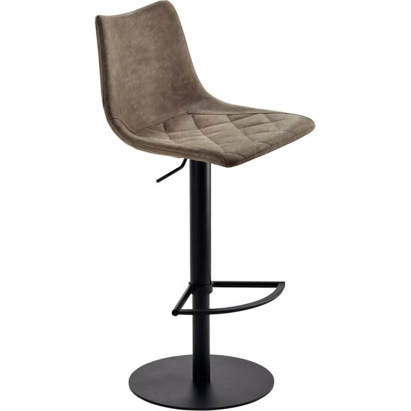 Mayer BarTresenhocker 1375, Gestell schwarz gepolsterte Sitzschale, schlamm 4032376055182 Mayer