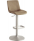 Hochstuhl myDIVO, beige, Gestell chrom matt, Tellerfuß