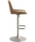 Hochstuhl myDIVO, beige, Gestell chrom matt, Tellerfuß