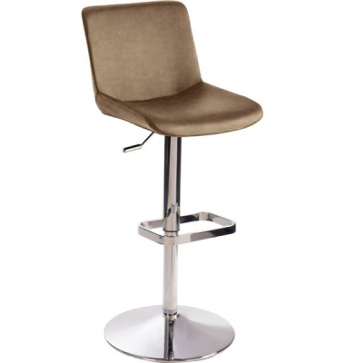 Hochstuhl myDIVO, beige, Gestell chrom, Tellerfuß