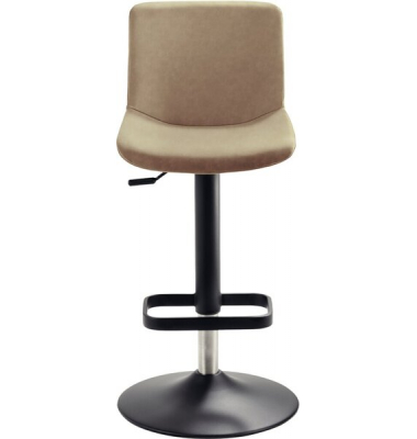 Hochstuhl myDIVO, beige, Gestell schwarz, Tellerfuß