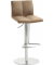 Hochstuhl myKLEO, beige, Gestell edelstahl gebürstet, Tellerfuß