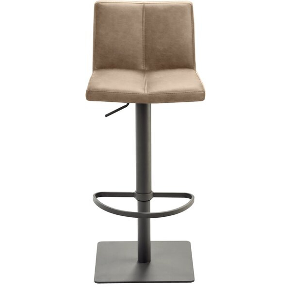 Mayer Bar-Tresenhocker 1285 Gestell grau gepolsterte Sitzschale, beige 4032376109311 Mayer