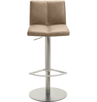 Hochstuhl myPABLO, beige / edelstahl geb&uuml;rstet, ohne Armlehnen, Tellerfu&szlig;