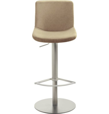 Hochstuhl myPABLO, beige / edelstahl geb&uuml;rstet, ohne Armlehnen, Tellerfu&szlig;