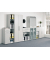 Regal Mailand S-386001-W 80x40x216 cm weiß
