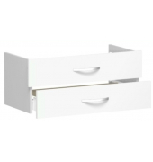 Schubkasteneinsatz 1 OH weiß für Korpusbreite 80 cm, Flex