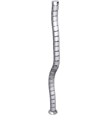 Kabelspirale 60x1240 für Bodenzufuhr 24 Elemente, Montage unter Tischplatte
