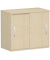 Schiebet&uuml;renschrank Flex S-381501AA, abschlie&szlig;bar, 2 OH, ahorn, 80x72x42,5cm (BxHxT)