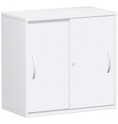 Schiebet&uuml;renschrank Flex S-382502WW, 2 OH, wei&szlig;, 80x79,8x42,5cm (BxHxT)