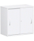 Schiebet&uuml;renschrank Flex S-382502WW, 2 OH, wei&szlig;, 80x79,8x42,5cm (BxHxT)