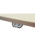 Sitz-Steh-Schreibtisch Elektro Flex, elektrisch höhenverstellbar, 65-125cm (H), 120x80cm (BxT), rechteckig, ahorn / silber