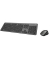 Tastatur-Maus-Set KMW-700 00182677, kabellos (USB-Funk), leise, Sondertasten, schwarz