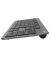 Tastatur-Maus-Set KMW-700 00182677, kabellos (USB-Funk), leise, Sondertasten, schwarz