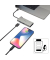 USB-C-Hub, Multiport, 6 Ports 2x USB-A, USB-C, HDMI, SD, microSD