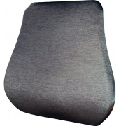 Lendenstützkissen mit Luftkissen und Feststellbändern, Memory Foam,