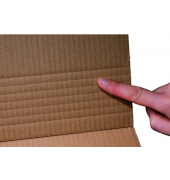 Buchverpackung Universalverpackung 211102520 braun, f&uuml;r A3, innen 420x310x90mm, Pappe 1-wellig