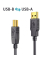USB-Kabel DS2000-100, 10m, USB 2.0 A auf USB-B, schwarz