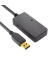 USB-2.0-Kabel, Aktiv, Verlängerung, mit Hub, schwarz, 12 m, 480Mbps und