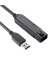 USB-3.1-Kabel, Aktiv, Verlängerung, Gen 1, schwarz, 10 m, 5Gbps und 3A