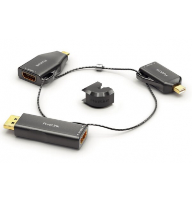 Adapterring, miniDP/DP/USB-C - HDMI-A Auflösung 4K UltraHD 60Hz, Ring