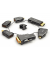 Adapterring, miniDP/DP/USB-C/Mini HDMI/Micro HDMI/DVI - HDMI-A