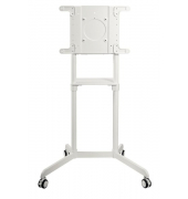 PureMounts TV Standfuß, mobil, Display 37-80, weiß, Höhe 1595 mm,